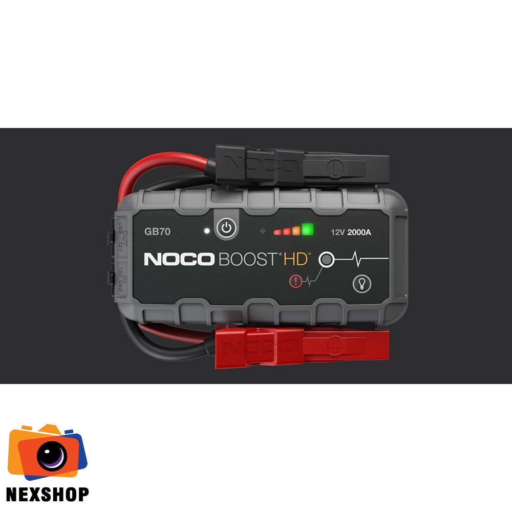 Pin dự phòng kiêm bộ khởi động xe NOCO GB70 | 2000A | Chính hãng - chi tiết sản phẩm