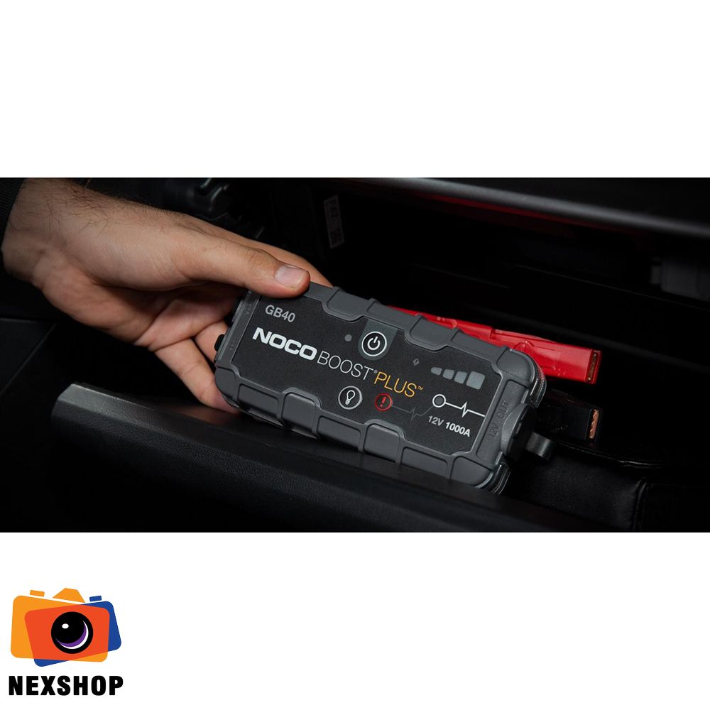 Pin dự phòng kiêm bộ khởi động xe NOCO GB40 | 1000A | Chính hãng - góc nhìn tổng thể