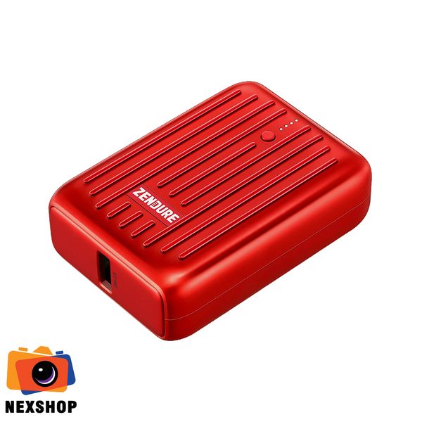 Pin dự phòng siêu nhỏ 10.000mAh typeC ZENDURE ZDSM10PD-R | Đỏ | Chính hãng