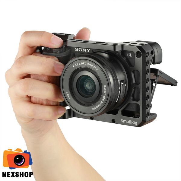 Báng gỗ gắn khung SmallRig Wooden Handgrip cho Sony A6400 | Nhập khẩu