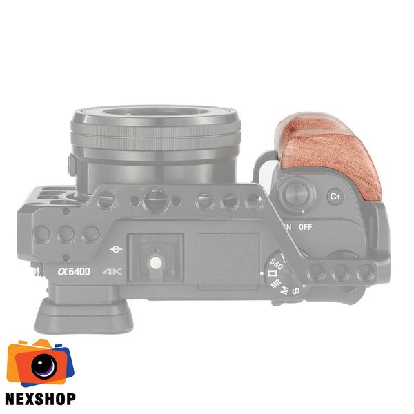 Báng gỗ gắn khung SmallRig Wooden Handgrip cho Sony A6400 | Chính - cấu hình hộp sạc