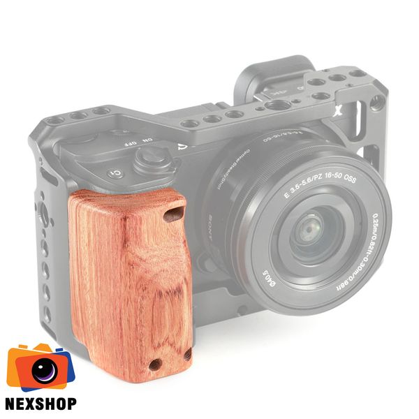 Báng gỗ gắn khung SmallRig Wooden Handgrip cho Sony A6400 | Nhập khẩu