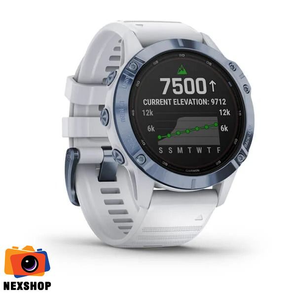 Đồng hồ sức khỏe fenix Pro Solar, Cobalt Blue w/Whitestone