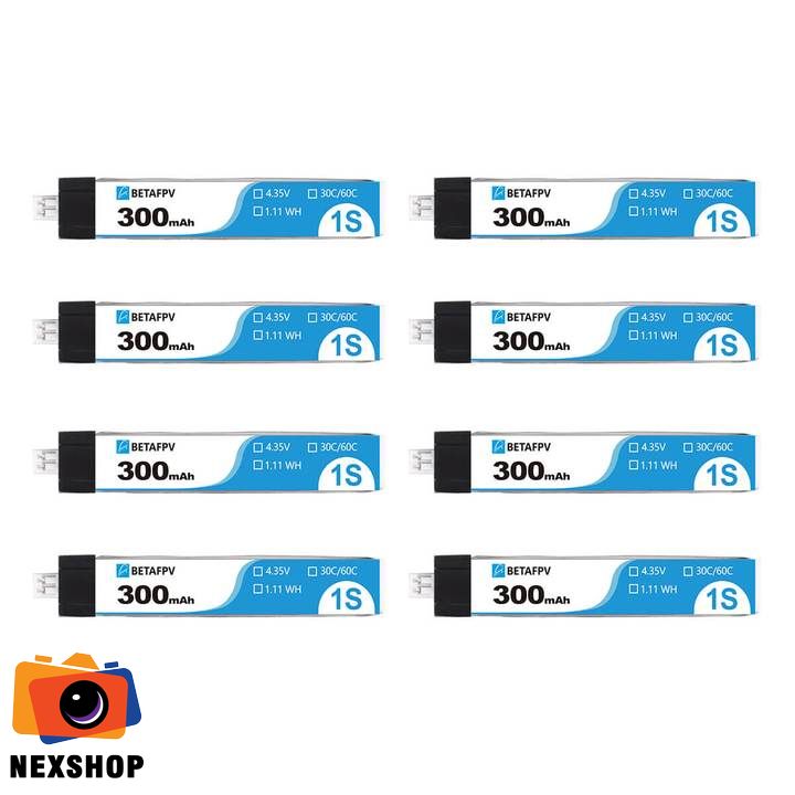 PH2.0 300mAh 1S 30C Battery (8PCS)