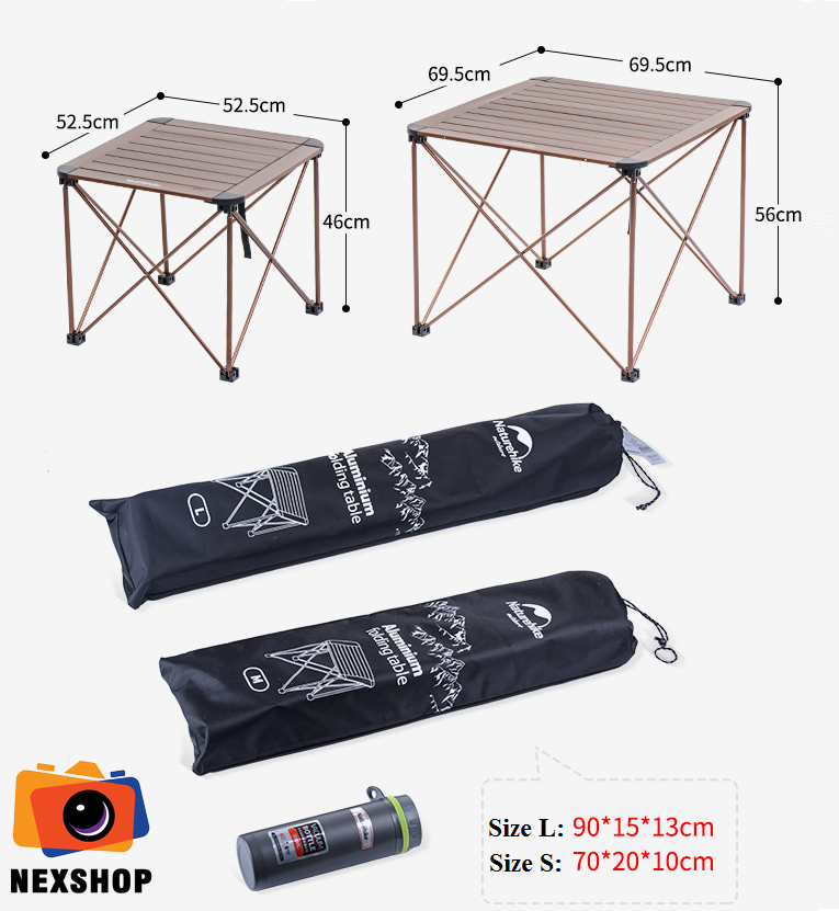 Bàn dã ngoại Naturehike NH16Z016-L | Chính hãng - thiết kế và phụ kiện