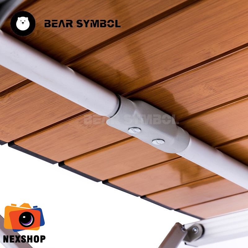 Bàn Dã Ngoại Bear Symbol BS-ZZ6101 | Chính Hãng - mặt sau và phụ kiện đi kèm
