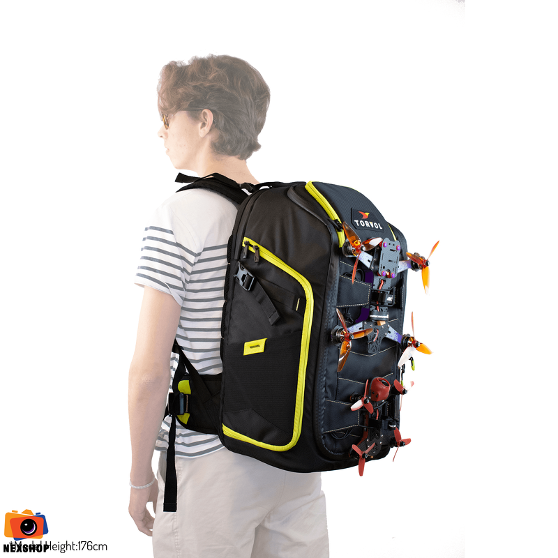 TORVOL Quiad PITSTOP Backpack-Pro | Túi đeo chéo đa năng chính hã - cấu hình hộp sạc