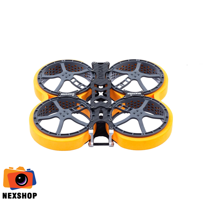 Taycan C25 Cinewhoop Frame | Khung máy bay không người lái chính - mặt sau và phụ kiện đi kèm