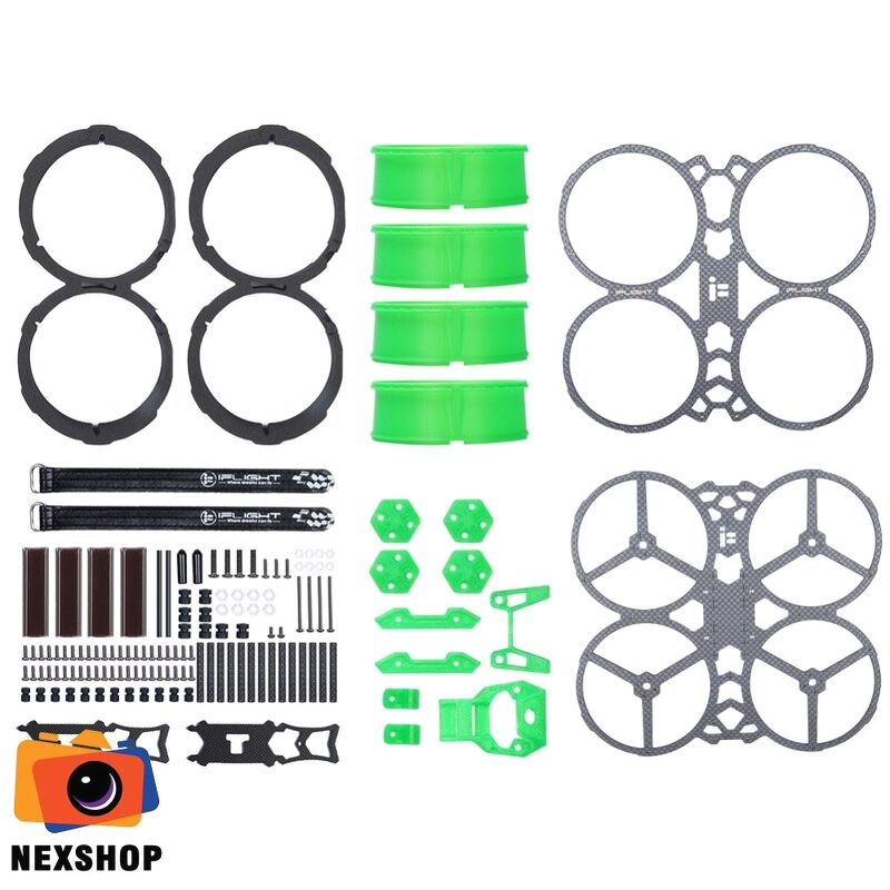 iFlight BumbleBee HD V2 | Green Hornet Frame V2 | Chính hãng - mặt sau và phụ kiện đi kèm