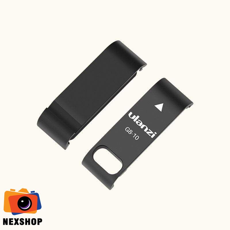 Nắp hỗ trợ pin sạc Ulanzi cho GoPro Hero 8 Black | Nhập khẩu chín - mặt sau và phụ kiện đi kèm