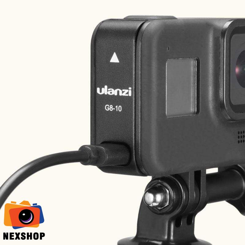 Nắp hỗ trợ pin sạc Ulanzi cho GoPro Hero 8 Black | Nhập khẩu chín - khả năng kết nối thiết bị