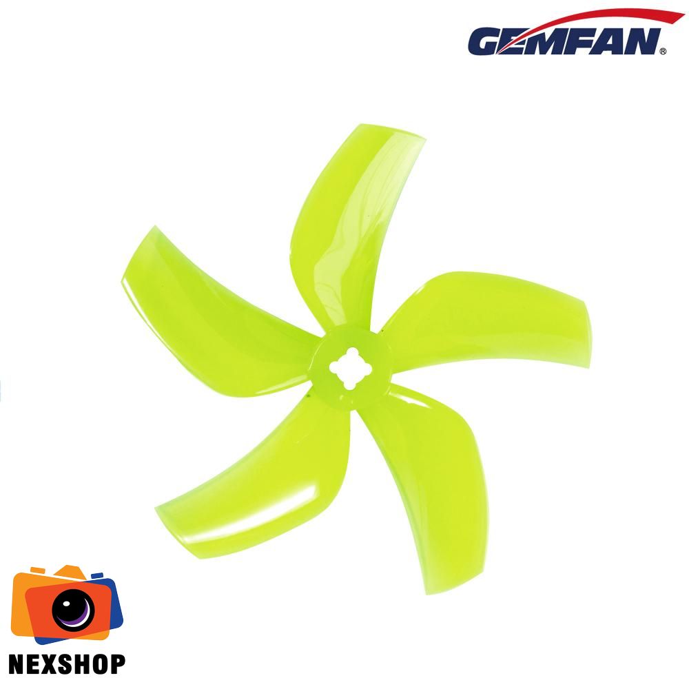 GEMFAN D76 Ducted Durable 5 Blade | 76mm-Yellow (4 Cánh) | Chính - thiết kế và phụ kiện