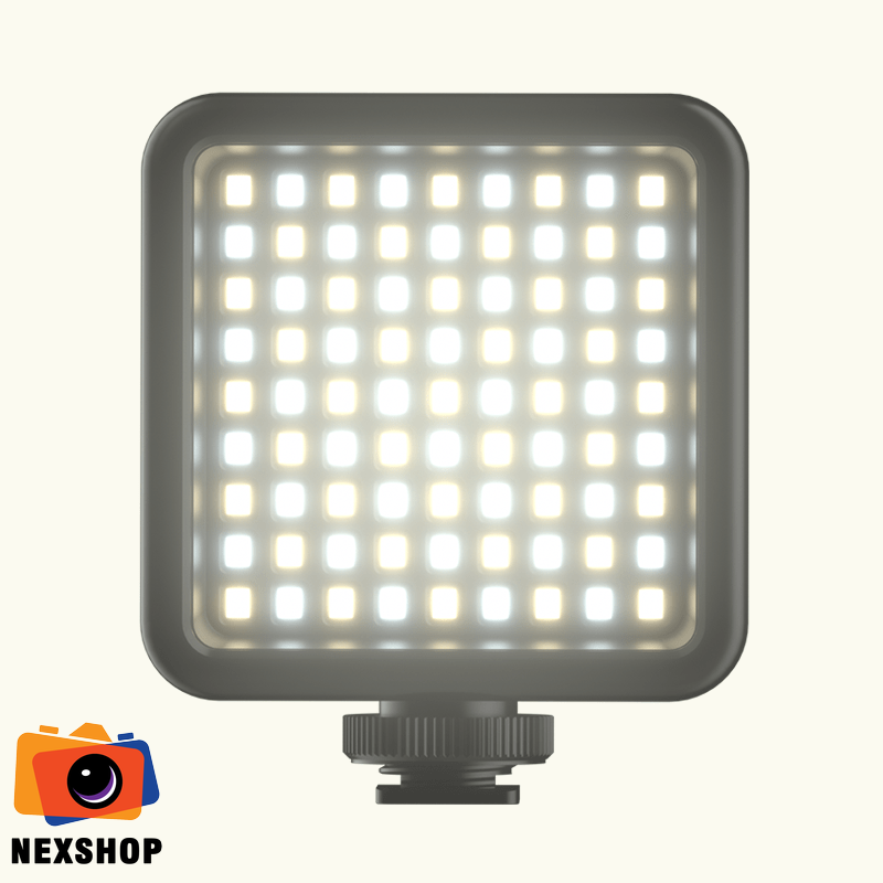 Đèn ULANZI LED VL81 3200K-5500K | Chính hãng, Đa Dải Sáng - mặt sau và phụ kiện đi kèm
