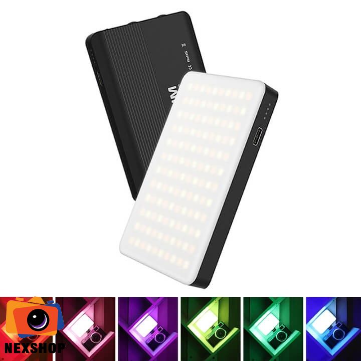 Đèn ULANZI LED VL120 Điều Chỉnh 3200K-6500K | Chính hãng - mặt sau và phụ kiện đi kèm