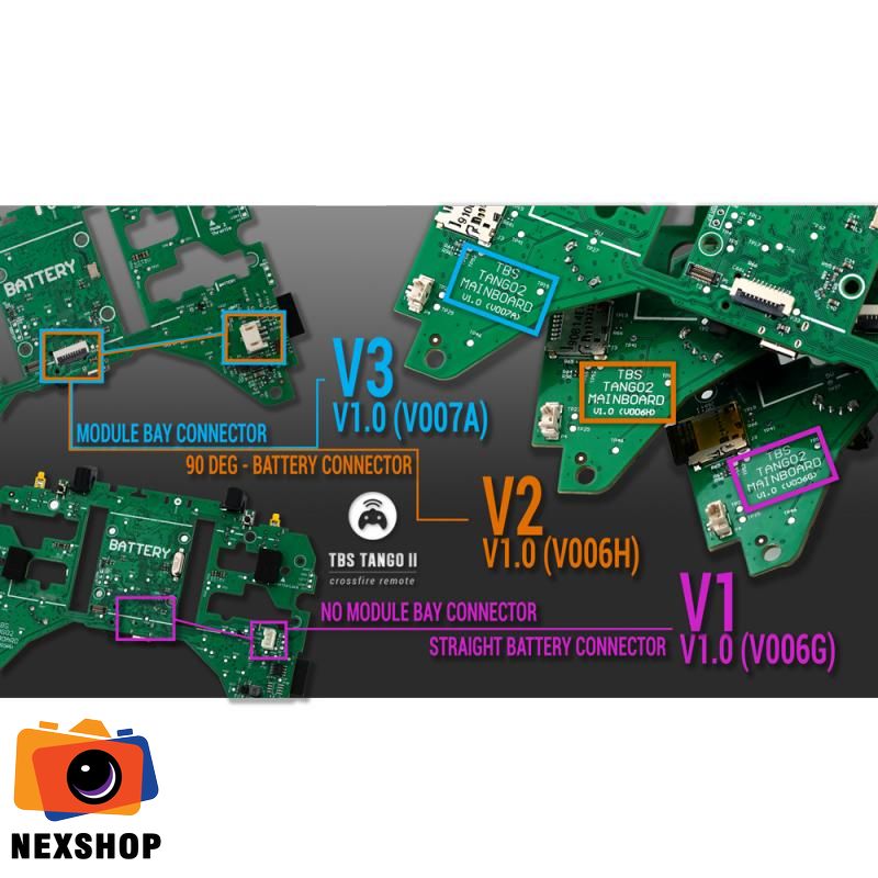 TBS Tango 2 Module Bay Add-on | Phụ Kiện Chuyên Nghiệp | Chính Hã - cấu hình hộp sạc