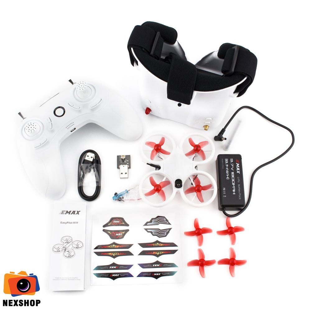 Emax EZ Pilot Beginner Indoor FPV Racing Drone With 600TVL CMOS Camera 37CH 25mW RC Quadcopter RTF