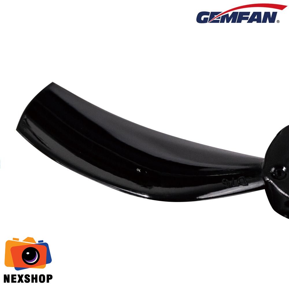 GEMFAN D76 Ducted Durable 5 Blade | 76mm-Black  ( 4 Cánh )