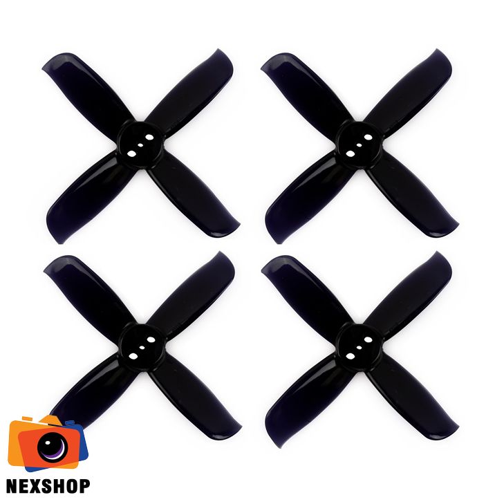 GEMFAN Hulkie Durable 4 Blade (3 Holes) | 2036-Black