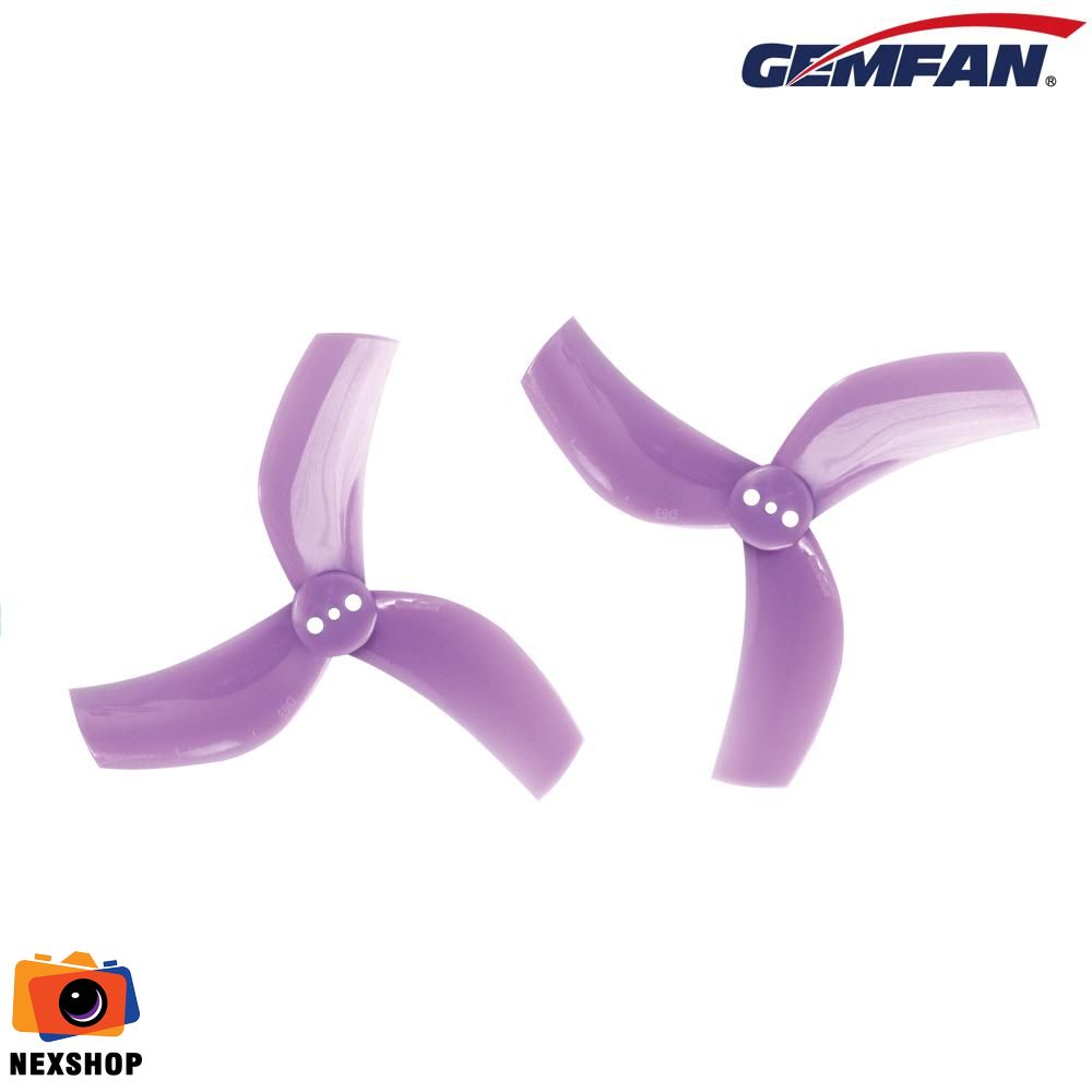 GEMFAN D63 Ducted Durable 3 Blade | 63mm-Purple ( Bộ 8 cánh )