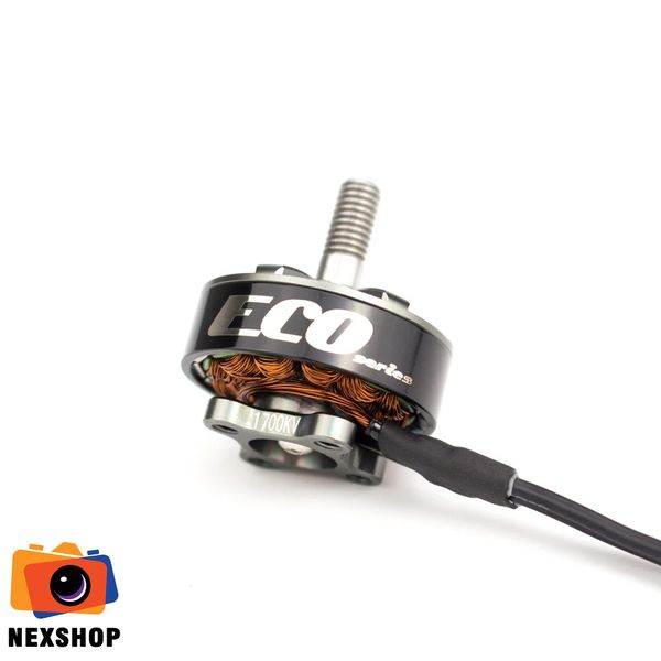 Emax ECO Series 2306 6S Brushless Motor 1900KV | Chính hãng - mặt sau và phụ kiện đi kèm