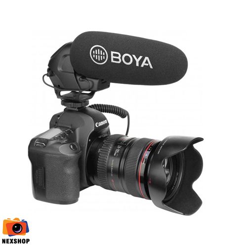 Mic thu âm máy ảnh, máy quay Boya BY-BM3032 | Chính hãng - thiết kế và hoàn thiện