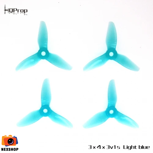 HQ Durable Prop 3X4X3V1S Light Blue (2CW+2CCW) | Chính hãng | Chính hãng — ảnh 1