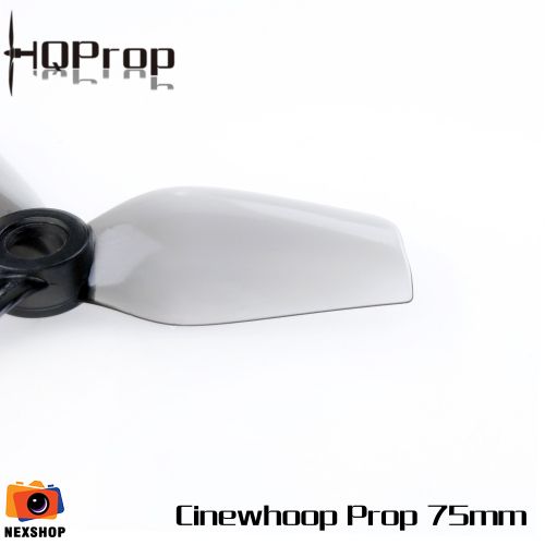 HQProp 75MM for Cinewhoop Grey (2CW+2CCW)-Poly Carbonate