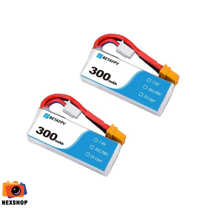 Pin BetaFPV 300mAh 2S (2 cái) | Chính hãng - thiết kế và phụ kiện