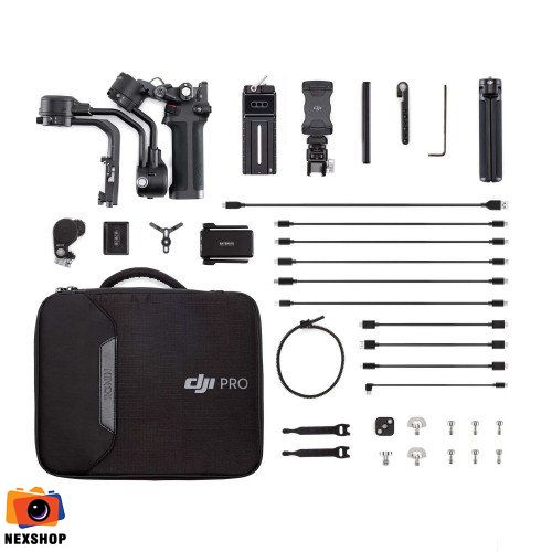 Thiết bị chống rung 3 trục DJI Ronin SC 2 Gimbal Stabilizer Pro Combo - thiết kế và phụ kiện