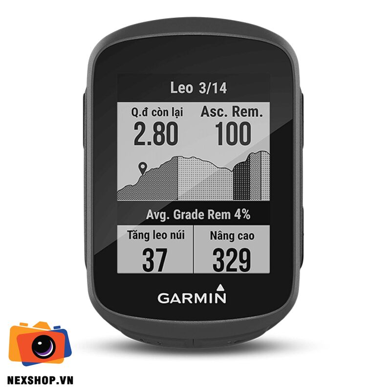 Thiết bị GPS cho xe đạp Garmin Edge 130 Plus, Bundle | Hàng chính hãng FPT