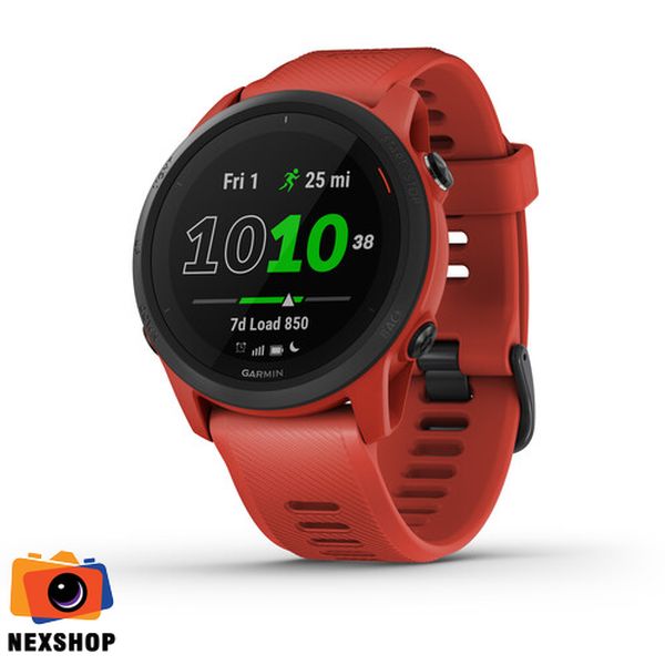 Đồng hồ sức khỏe Garmin Forerunner 745 Music | Magma Red | Chính hãng