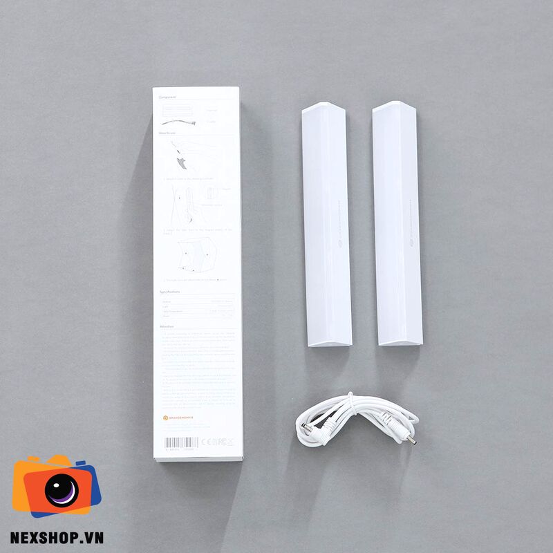 Đèn Chụp Sản Phẩm Foldio Halo Bar | Chính Hãng, Nhập Khẩu - mặt sau và phụ kiện đi kèm