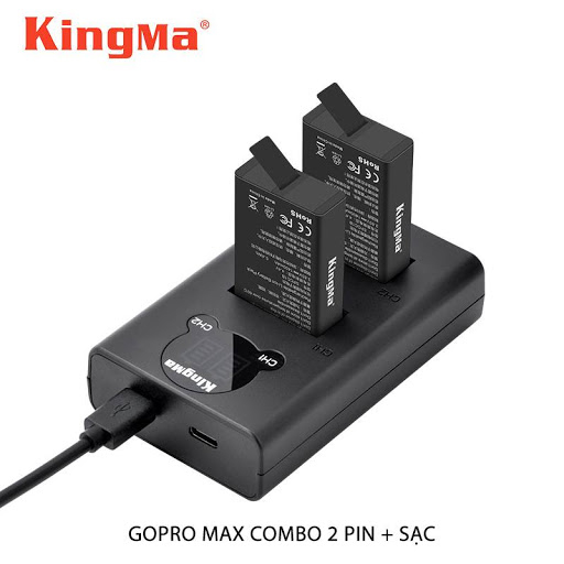 Bộ pin sạc đôi Kingma GoMax | Nhập khẩu