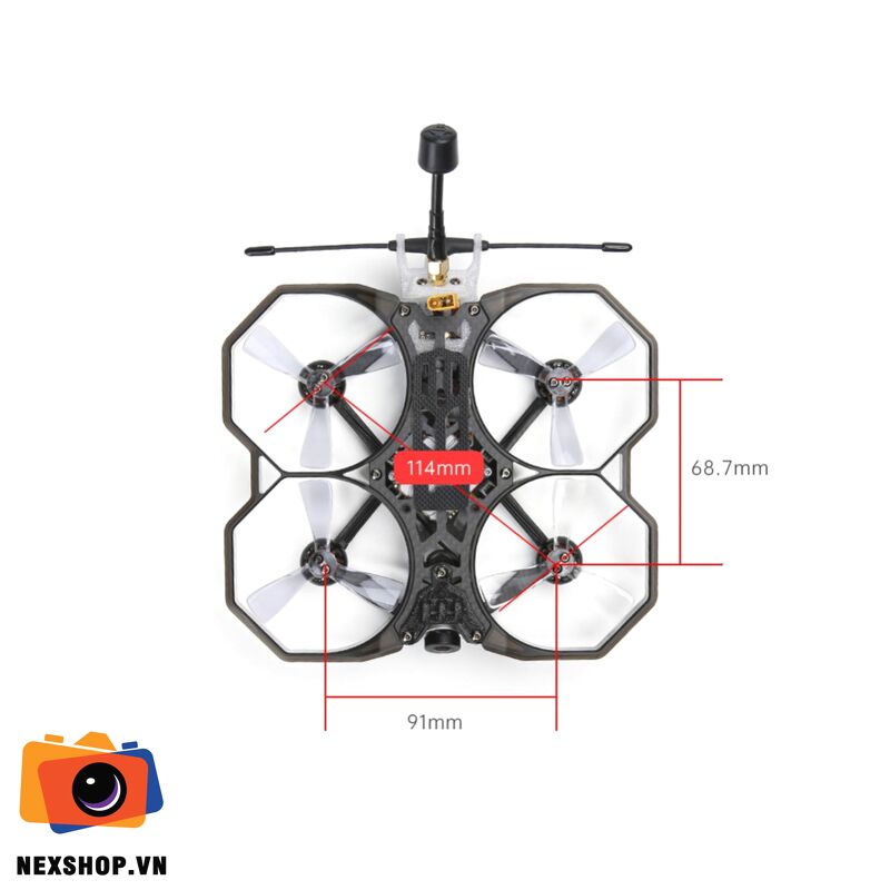 iFlight ProTek 25 Frame+ All Printings | Chính hãng - cấu hình hộp sạc