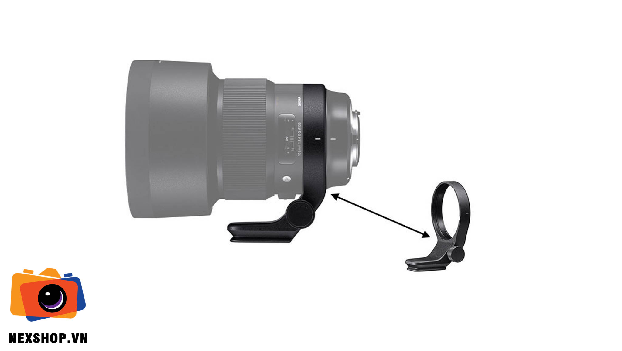 Đế gắn ống kính Sigma TS-111 cho ống kính 100-400 DG DN OS | Chính hãng