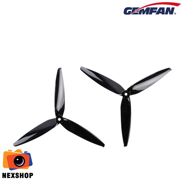 Gemfan 7040 FLASH DURABLE 3 BLADE BLACK ( 4psc )