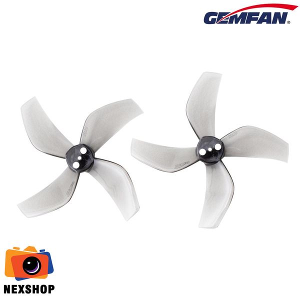 Bộ 8 cánh GF 2020 D51 Ducted Durable 4 blade - CLEAR GRAY ( 8psc )