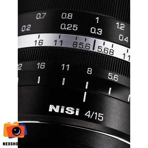 Ống kính NiSi 15mm f/4 Sunstar Super Wide Angle Full Frame ASPH Lens for Sony-E Mount