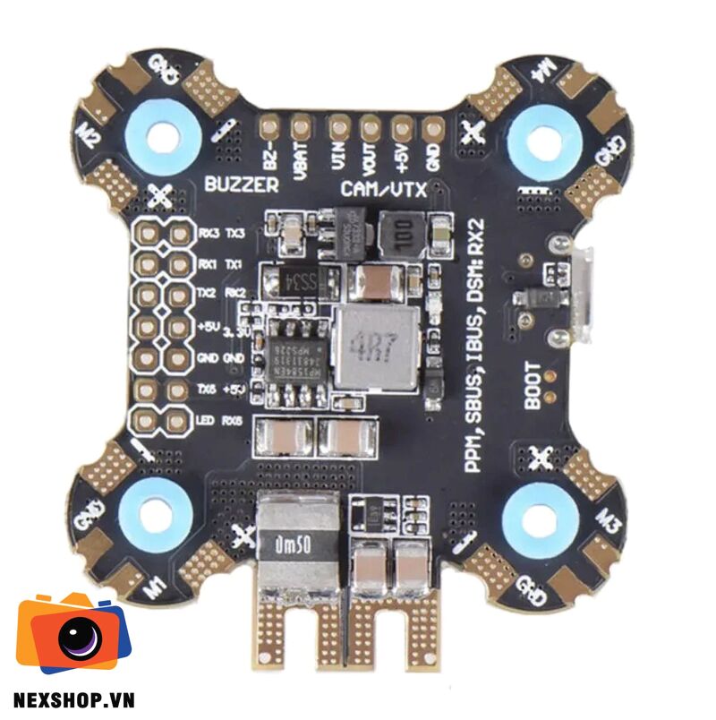 JHEMCU F722 Betaflight Flight Controller 2-6S OSD 5V/2A BEC