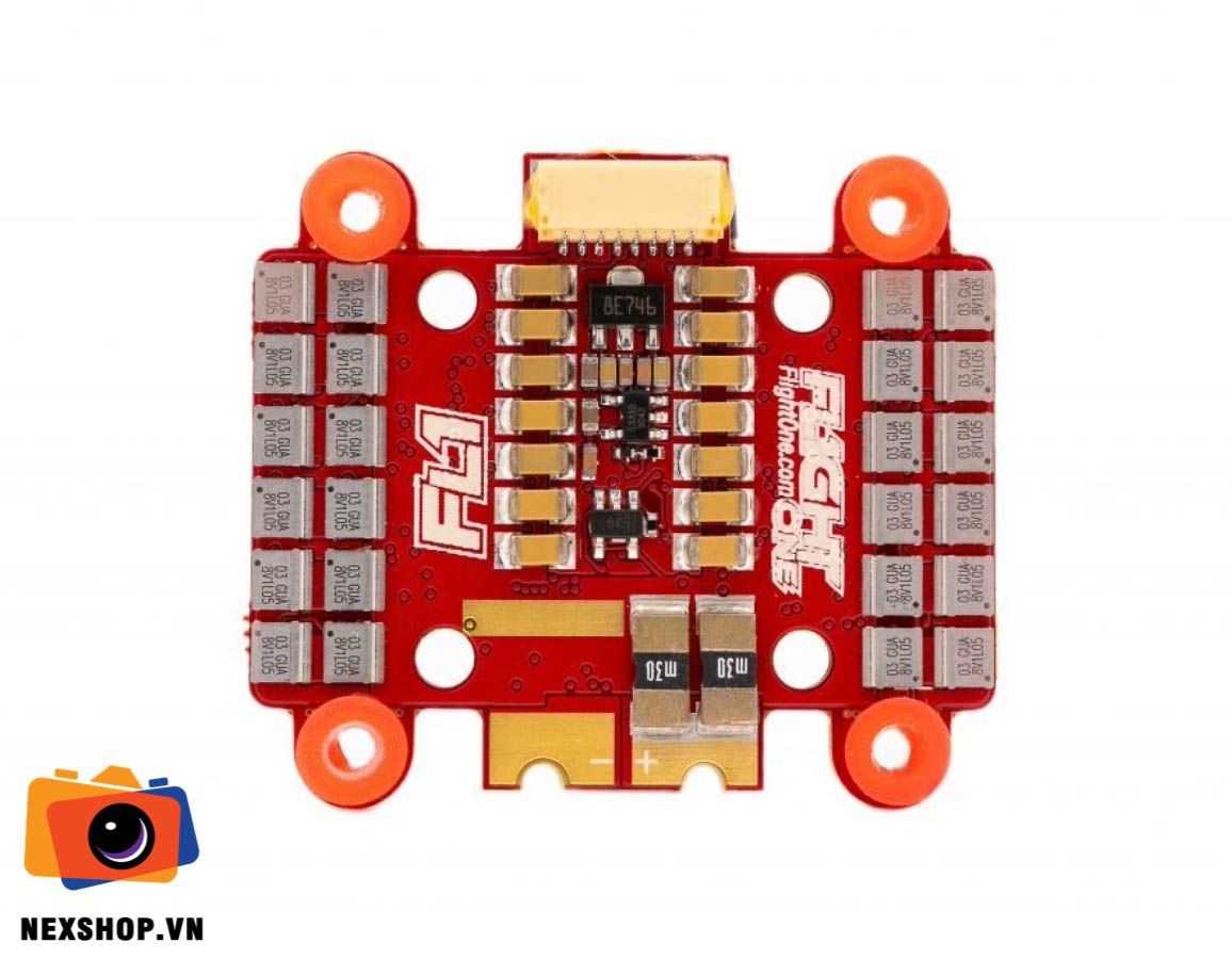 FlightOne Mạch+ESC: Lightning H7 500mhz Flight Controller + AfterBurner / Megabolt 4 in 1 30x30 ( Random Color FC / Random ESC )