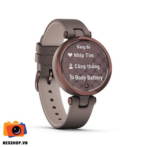 Đồng hồ thông minh Lily phiên bản Classic Dark Bronze Bezel with Paloma Case and Italian Leather Band Chính hãng