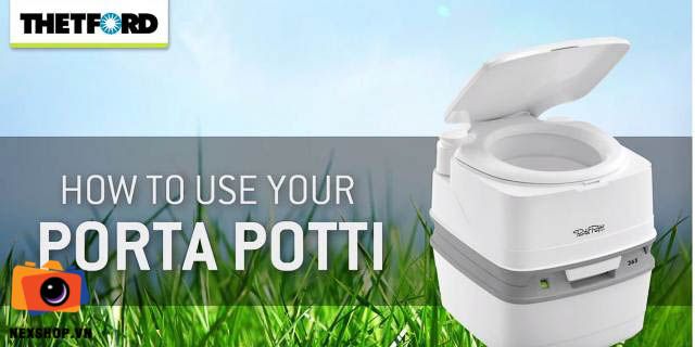Toilet Camping Porta Potti 165 | Toilet di động tiện lợi | Chính - khả năng kết nối thiết bị