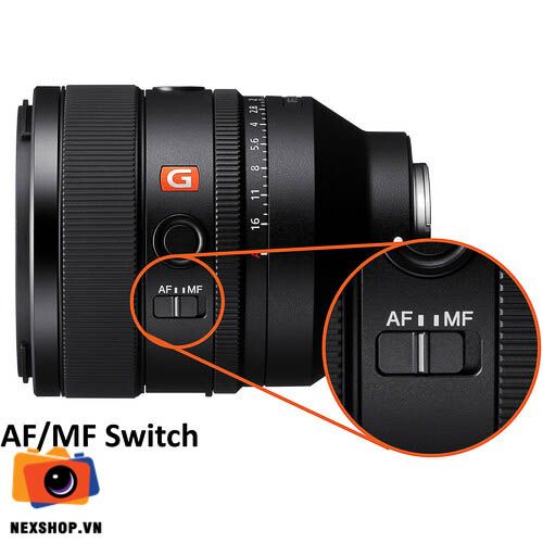 Ống kính Sony  FE 50mm f/1.2 G Master Lens