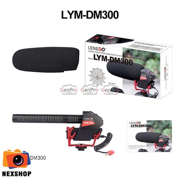 LENSCO LYM-DM300 - DIRECTIONAL SHOTGUN MICROPHONE | Chính hãng