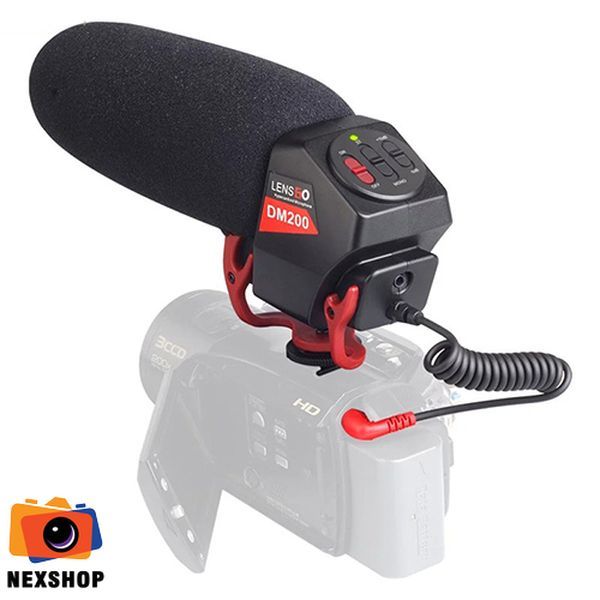 Microphone Thu âm Shotgun LENSGO LYM-DM200 - STEREO | Chính hãng