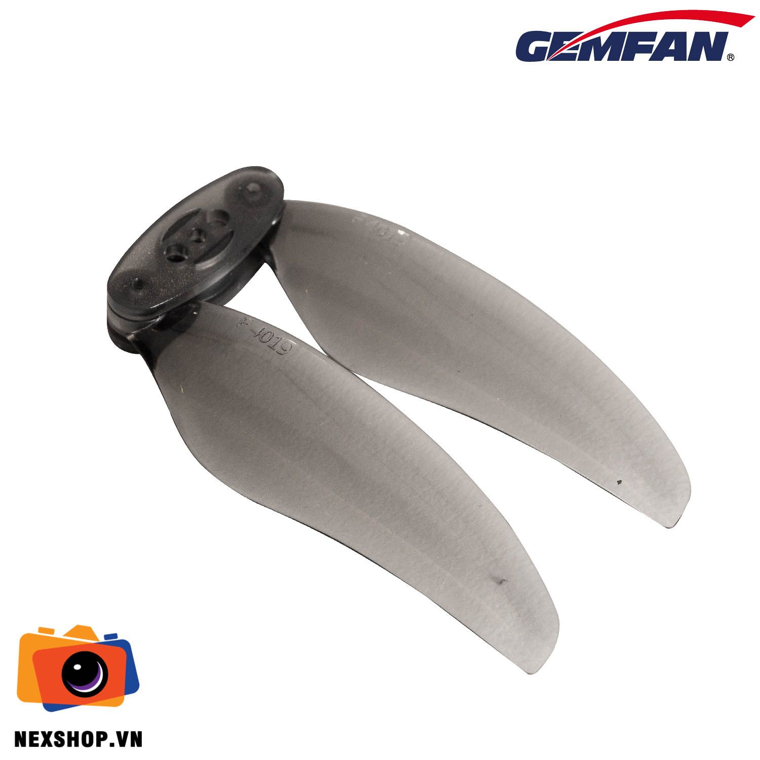 Gemfan Floppy Proppy 4019 2 Blade Clear Gray