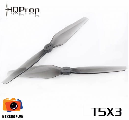 HQProp T5X3 Grey （2CW+2CCW)-Poly Carbonate