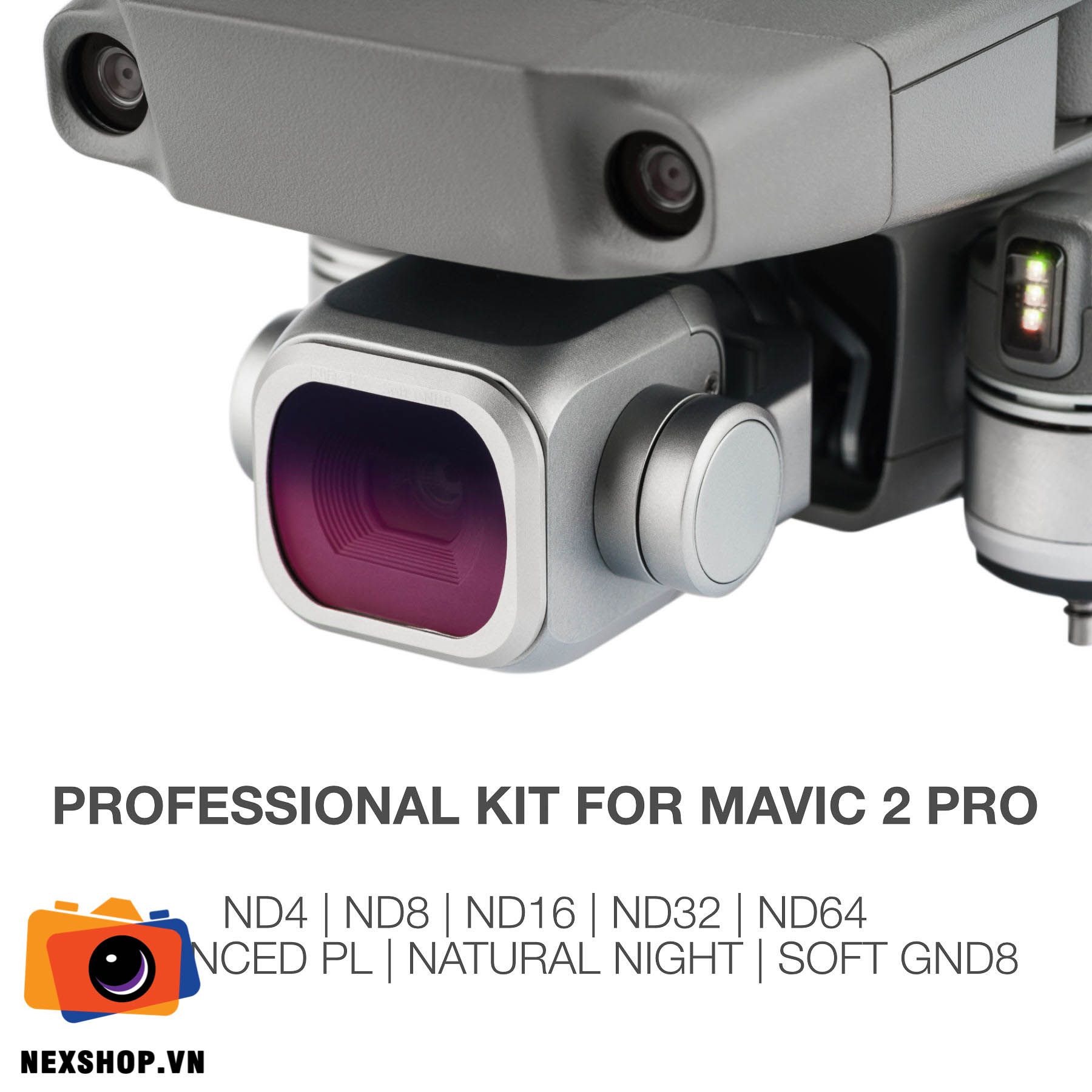 Bộ NiSi Filter Chuyên Nghiệp cho DJI Mavic Pro 2 | Chính hãng - thiết kế và phụ kiện