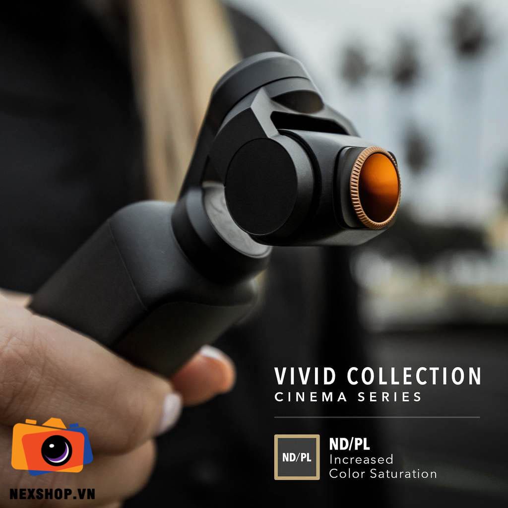 Kính lọc Osmo Pocket 2 - VIVID Collection - Cinema Series (ND4/PL, ND8/PL, ND16/PL) - PolarPro