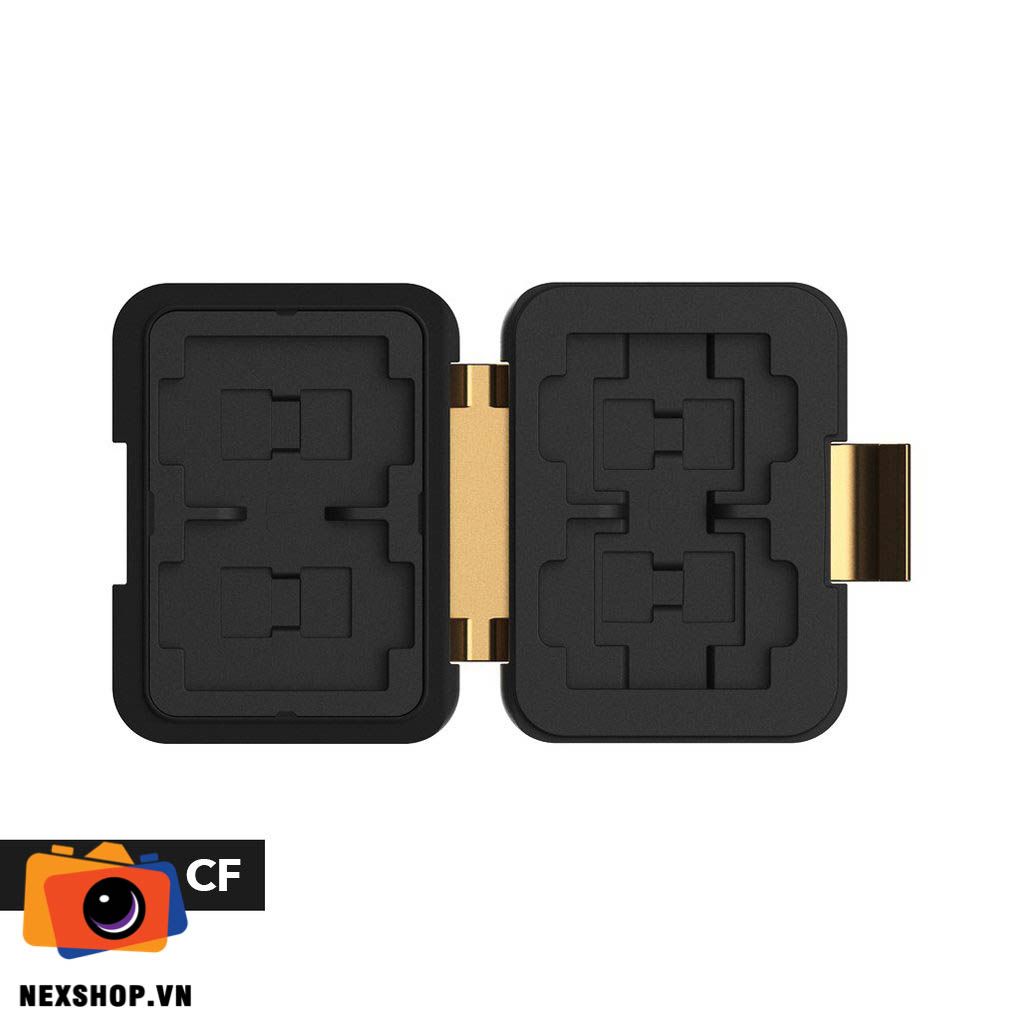 Hộp đựng thẻ PolarPro SLATE-Memory Card Case (CF Edition) | Chính - mặt sau và phụ kiện đi kèm
